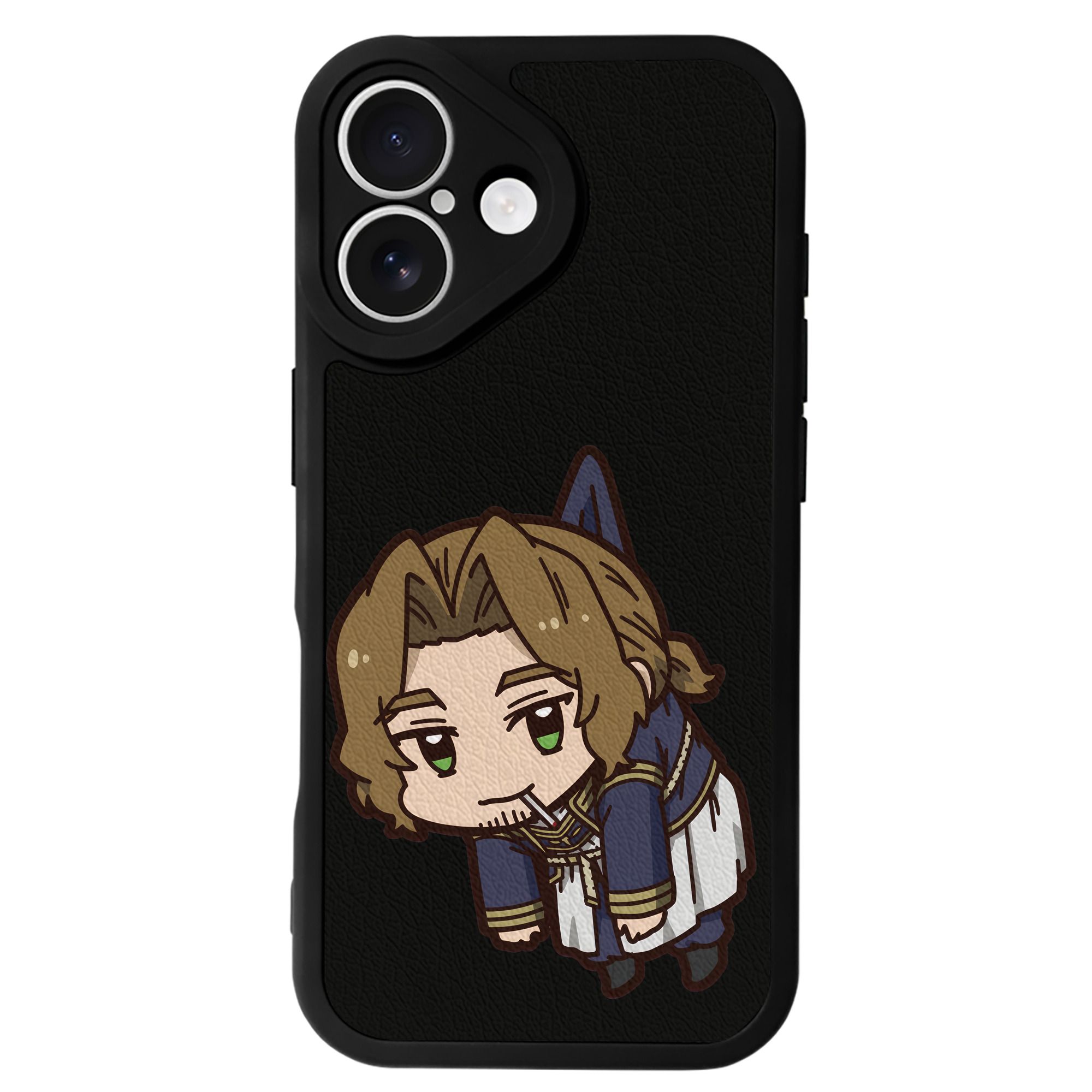 （画像用） 葬送のフリーレン Frieren 【iPhone 16シリーズ対応】シリコンスマホケース（レザー調） 材質：シリコン